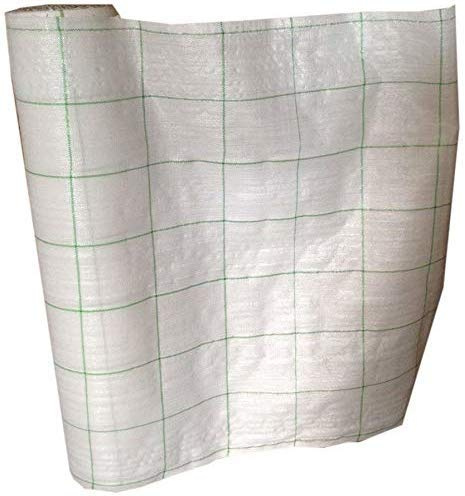 AlmaStore Telo Pacciamatura Bianco, 105 cm X 100 mt, Anti Erbacce, Ecologico, Permeabile, Duraturo e Calpestabile - Varie Misure e Colori - Teli pacciamante antialga