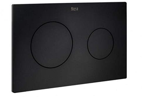 Roca PL10 Dual Flush Drive Plate, 25 x 1 x 16 cm, Black (A890089206)