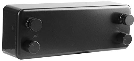 Wäscheleine Ausziehbar Wand, Retractable Clothesline Balkon, für den Innen und Außenbereich, Waschküche, Wohnung, Hotel, Badezimmer, Schlafzimmer bis zu 4m Lang (Schwarz)