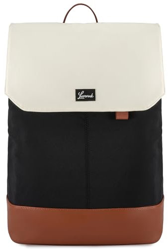 LOVEVOOK Rucksack Damen, Groß Wasserdichter Laptop Daypack Reiserucksack Arbeitstasche Elegant mit 15,6 Zoll Laptopfach, Schulrucksack Business Travel Backpack Women für Uni Reise Büro Alltag, Schwarz