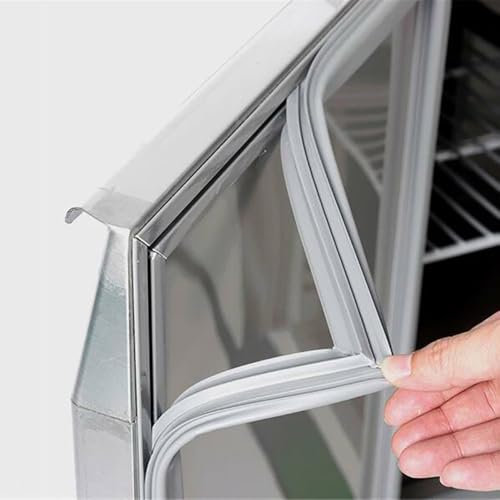 AWFOM Universal Gefrierschrank Türdichtung Kühlschranktür Magnetische Gummidichtung Ersatz,Weiß
