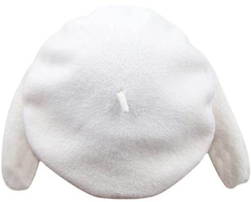 Sweet Lolita Beret Cap for Women Winter Warm Rabbit Bunny Ears Hats Painter Hat