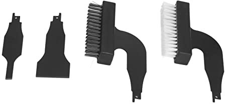 Rust Removing Brush Shovel, 4 pcs Rust Removing Brush Shovel Set Nylon Wire Abrasive Brushes Reciprocating Blade Sabre Saw Cleaning Tool, Cup Brushes