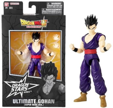 BANDAI Dragon Stars Figurer Superhjälte Ultra Gohan | Dragon Ball Actionfigur | 17 cm Artikulerad Animefigur