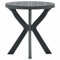 Juroupi Bistrotisch Anthrazit Ø70 cm Beistelltisch Stehtisch Outdoor BarmöBel Garten Beistelltisch Bartisch Outdoor Kunststoff