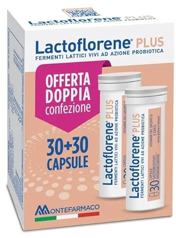 LACTOFLORENE PLUS 30 Capsule - 2 CONFEZIONI 30+30 cps