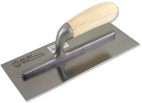 FRACASSO ACCIAIO LISCIO LUNGO SALDATO MANICO LEGNO 360x120 mm Pavan 805/L