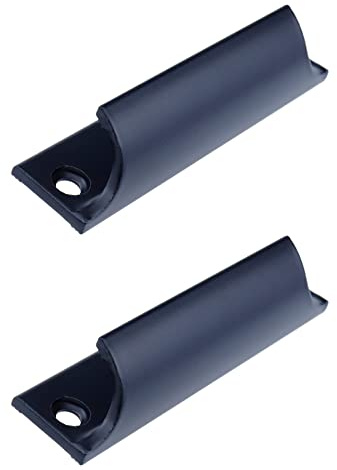 Coshar Window Pulls Sash Lifts Handle Aluminum Alloy Drawer Push Pull Handle Hardware for Sliding Window Kitchen Closet 2Pcs Black (3-inch Hole Center)