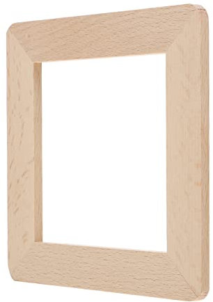 Hemobllo Plaque Murale En Bois Massif Carré 8,6 x 8,6 Cm, Couverture Protectrice En Hêtre à Angles Arrondis, Résistante Et Décorative Pour Interrupteur Monopolaire, Chambre Salon Salle De Bain