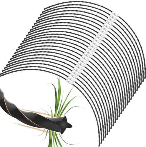 Yweller F016800431 - Hilo para desbrozadora de césped compatible con Bosch AFS 23-37, hilo para desbrozadora, hilo para hierba de hierba, jardín, 3,5 mm x 37 cm, 40 unidades