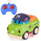 Highttoy Remote Control Car Toys for 1 2 3 Year Olds, Cartoon Remote Control Toy Car for Toddlers Kids 2.4GHz 4-Channel Mini RC Vehicle Toy Gifts for 1+ Year Old Boys Girls, Green