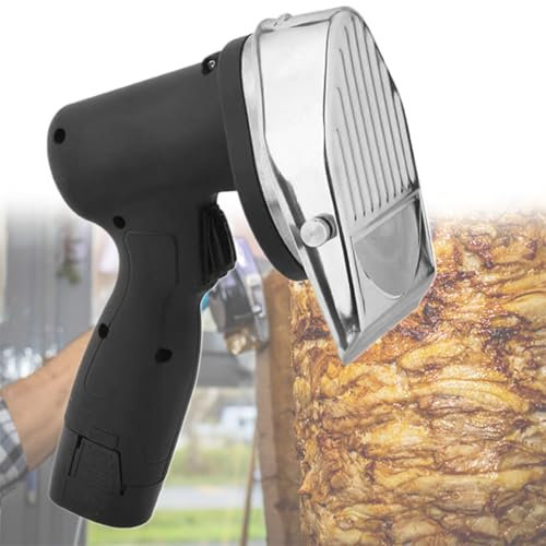 Beachtiful Coltello per Kebab a Batteria Senza Fili, Affettatrici Elettriche Taglierina per Kebab Taglierina per Kebab a Batteria Taglierina per Kebab a Batteria di Grande capacità con Lama
