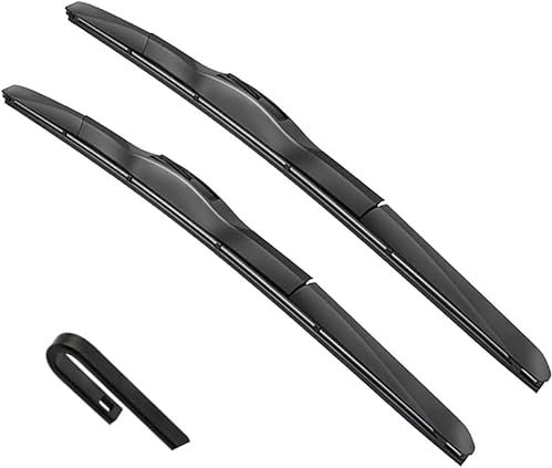 Escobillas limpiaparabrisas Delanteras para Nissan Almera N17 y Nissan Versa SV Latio V-Drive 2011-2019 - Kit de Alto Rendimiento, Visibilidad Superior en Carretera, fácil instalación, Hojas Planas