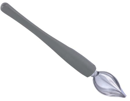 BEBEMOKO Cucchiaio Decorativo Acciaio Inossidabile per Salse e Decorazioni Utensile Impugnatura e Design Sottile per Dolci e Piatto Gourmet