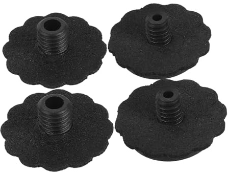 Gatuida Accessori per Riparazione Ombrelli con 4 Coperture Punta Vite Nere in Plastica per Ombrelli Pieghevoli, Leggere e Facili da Installare, per Manutenzione e Riparazione