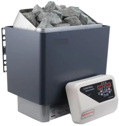 Calentador de sauna tradicional para cabina de sauna en el hogar, solución de calefacción eficiente y duradera para relajación y bienestar