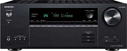 ONKYO TX-NR6100 AV Receiver 7.2ch, Black (Renewed)