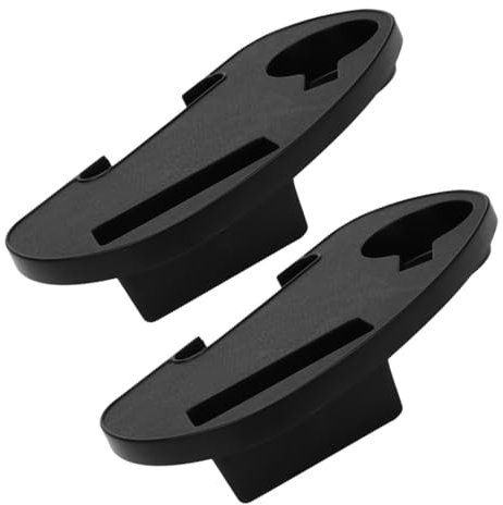 Garneck 2pezzi Portabicchieri Per Sedia Da Spiaggia Organizer Per Bevande Con Vassoio Snack Per Relax All Aperto Compatte
