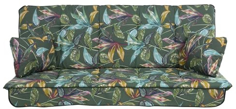 PATIO Ersatzpolster Hollywoodschaukel 170 cm Umbria Bankauflage mit Seitenkissen Volant vorne