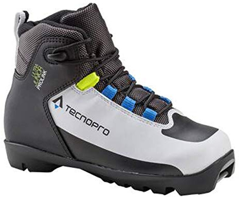 Tecno Pro Niños Ultra Prolink Esquí Botas de esquí, Color White/Black/Royal, tamaño 11C