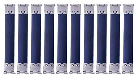 Healifty 10pcs 9cm métal Interne Flex Cadres Sac à Main charnières Printemps Clip Kiss Fermoir Sac pour Bricolage Bourse à Coudre Couture Accessoire Accessoire