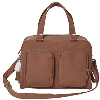 VERTBAUDET Wickeltasche,Family aus Musselin braun/wild sahara ONE SIZE