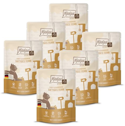 MjAMjAM - Quetschie pur plaisir de viande - pur poulet juteux 6 x 300 g