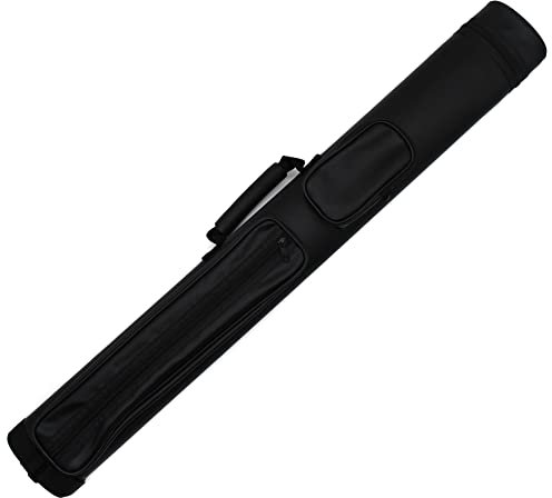 BILMAG Billard Queue Köcher Tasche Queueköcher Queuetasche, Cue Grand, Schwarz, 2/2, 87cm
