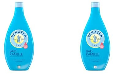 Penaten Bad mit Kamille – Mild reinigender Badezusatz für zarte Babyhaut – Mit Kamille-Extrakt – 1 x 750ml (Packung mit 2)