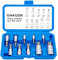 DAKCOS XZN Vielzahn Nuss Satz 1/4, 3/8, 1/2, Innenvielzahn Bit Satz M4 M5 M6 M8 M9 M10 M12 M14 M16 M18 | Nüsse aus CR-V | Bit aus S2
