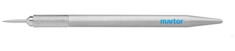 MARTOR Grafikmesser GRAFIX 501 mit NADELKLINGE 673 1 Stück (Abmessung 140 x 8,2 x 8,2 mm, Gewicht 15 g, Aluminium) 810.02