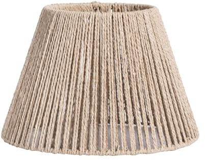 rockible Paralume in Corda Intrecciata Corda Intrecciata Lampadario retrò Accessori per Copertura della Luce Paralume per Lampada a Sospensione per Soggiorno, Stile a