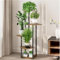 KELHOMECL 5 Tier Metal Plant Stand Indoor Corner Shelf for Multiple Plants, Tall Flower Pot Holder for Patio Garden Living Room Balcony Bedroom