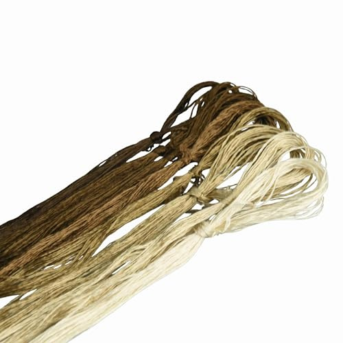MINGGUXIUYI hilo de seda de morera – seda natural pura, ideal para bordado a mano, tejido, joyería DIY y kits de manualidades (12)