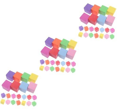 DOITOOL 150 Pezzi Colorati Schiuma per Costruzione Didattici per Prescolari Giochi Educativi e Sviluppo delle Capacità Matematiche Sicuri e Facili Impilare