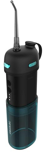 Cecotec Tragbares Akku-Zahnbürsten Irrigator - Zahnreiniger mit 3 Düsen ToothCare Jet Fresh. 1200 U/min, 180 ml Wassertank, kabellos, wasserdicht IPX7, 3 Modi und 20 Tage Autonomie