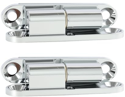 2 Pièces Charnières Meuble, Charnière Porte Placard Amovible, Paumelles de Porte en Alliage de Zinc, Gonds Porte Robustes pour Portes Intérieures, Portes en Bois, Armoires, Portes Extérieures, Meubles