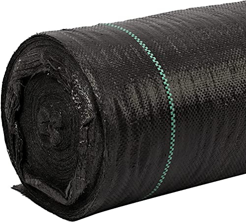 WKWUVLAS Membrana Anti-Erbacce Premium - Copertura del Terreno stabilizzata ai Raggi U-V for Giardino, Patio e vialetto - Tessuto Resistente 2x10 m