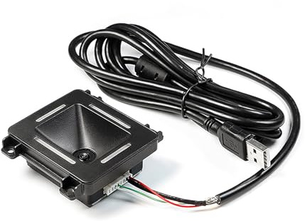 Aumotop Scanner di Codici a Barre QR 1D 2D Connessione USB Compatta Scansione Automatica per Biglietti per Macchine Cancelli Controllo del di Controllo Accessi