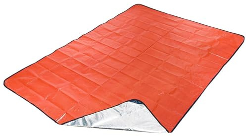 Whoasyst Multipurpose Survival Blanket Reinforced Edges Rain Wind Resistance Thermal Retention Outdoor Activities Emergencies Blanket