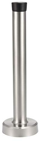 sourcing map Türanschlag Wandpuffer am Wand Montiert mit Gummi Puffer 201 Edelstahl 150mm Hoch