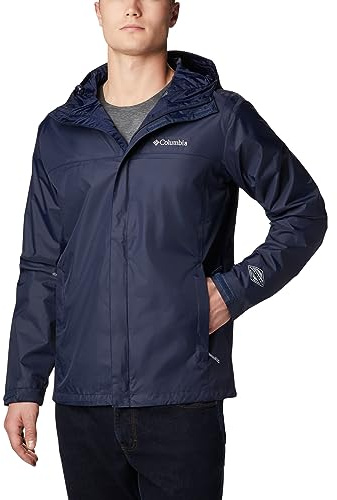 Columbia Watertight 2 Jacket, Chaqueta impermeable para la lluvia Hombre, Collegiate Navy (former collection), S