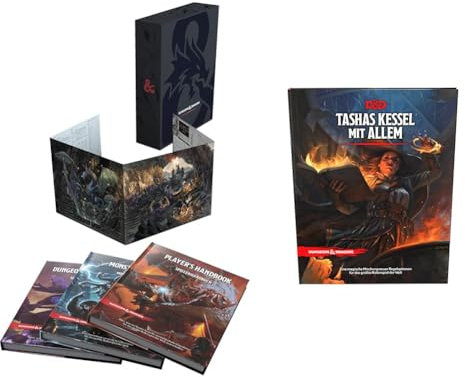 Dungeons & Dragons Core Rulebook Geschenk-Set (Deutsche Version) & : Tashas Kessel mit Allem (D&D-Regelerweiterungen)