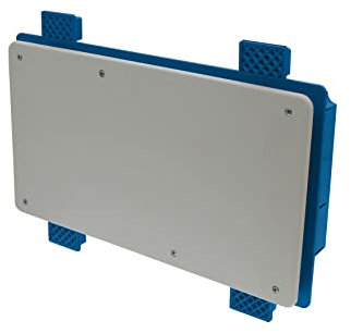 Scatola Derivazione Da Cartongesso, Cassetta Derivazione Cartongesso Con Coperchio e Viti, Made In Italy (296X153X70mm FG10287)