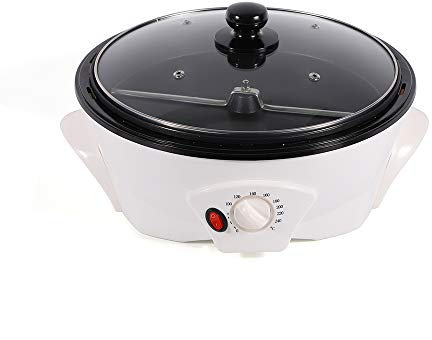 1200w Elektrische Kaffeeröster, Röstmaschine Bohnenröster MAX 1500g mit Einstellbare Temperatur, Kaffeeröstmaschine für Cafés, Familien, Vereine