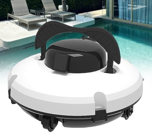 Bästa budgetrobotbaserade poolrengörare med snabbladdning och energieffektiv design - Trådlös pooldammsugare för små och stora pooler