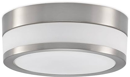 Lindby Deckenlampe Badezimmerlampe, spritzwassergeschützt IP44 Badlampe Deckenleuchte Badleuchte ø 23 cm 230V 2xE27 max. 60W ohne Leuchtmittel