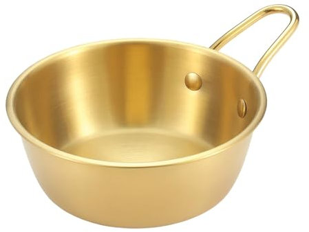 Campingschüssel - Edelstahl Camping Kochtopf | Kampagne Kochschüssel mit Griff | Koreanische Traditionelle Weinschalen | Makgeolli Schalen Topf | Wandern Suppenschale | Outdoor Camping Survival