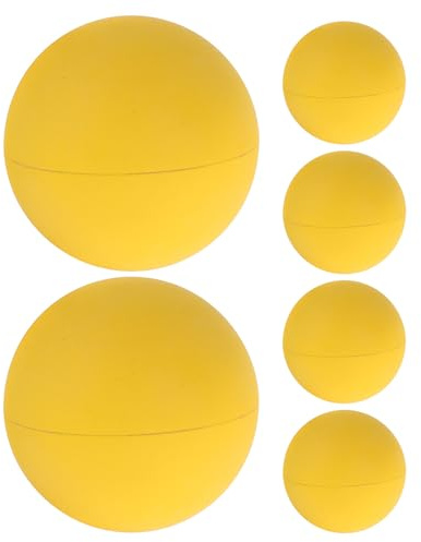 PENIKOKO 6 Palline da Squash in Gomma Rimbalzanti per Allenamento Professionale Palle da Racquetball Resistenti e Deformabili Set per e Adulti per Giochi da Interno e attività di