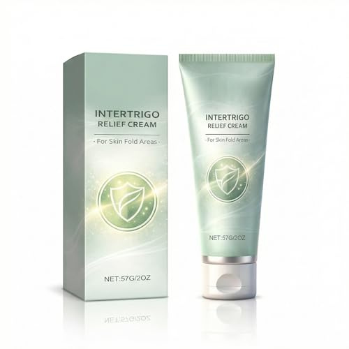 2026 New Intertrigo Cream, Premium Intertrigo Relief Cream, Skin Fold Barrier Cream with Zinc Oxide & Undecylenic Acid, Quickly Soothes Skin and Reduces Moisture and Friction (1Pcs)